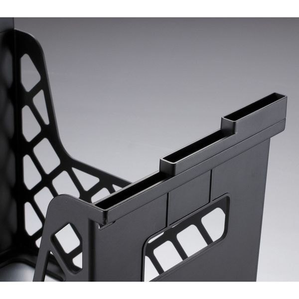 Officemate 26162 File Holder, Black, Plastic, 13 1/4 In W, 12 In L, 10 3/4 In gallery