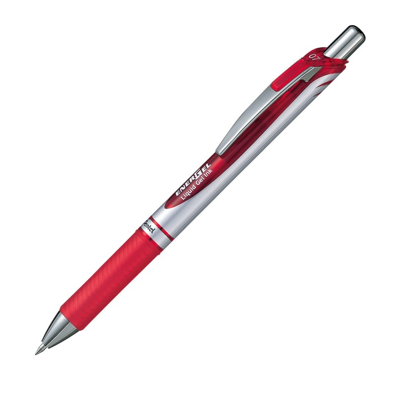 Pentel BL77-BO 0.7mm, 1 piece, dries lightning fast, no smearing Siver Body With