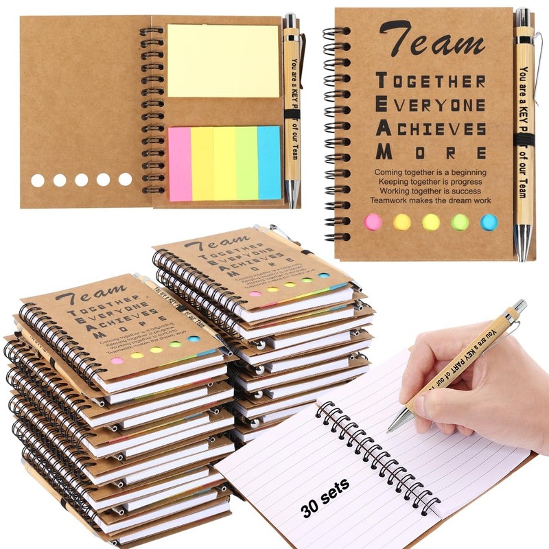 Employee Appreciation Gifts: Notebooks & Pens for Team, Nurse, Teacher, Coworker