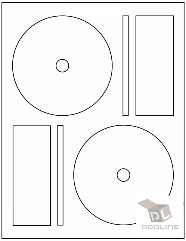 200 CD DVD Laser and Ink Jet Labels -Full Face Memorex Size! 100 Sheets!