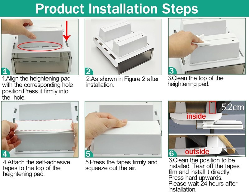 Upgrade Under Table Drawer with Lip Office Attachable Plastic Desk Accessories gallery