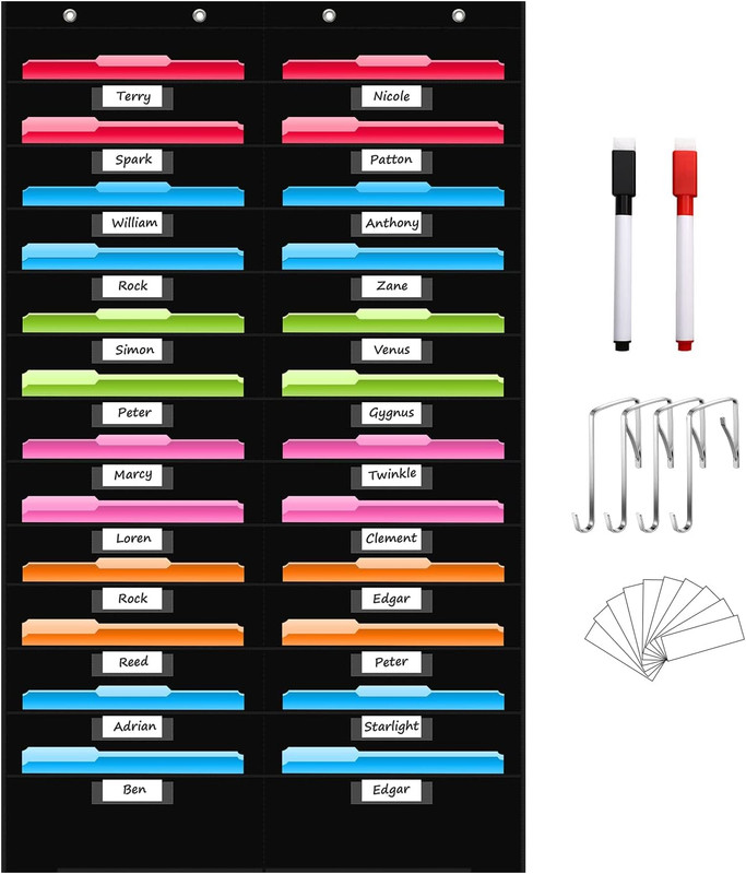 Estante Organizador Para Archivadores Colgantes, Carpeta De Archivos De 24 Bo...