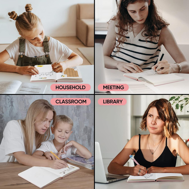 Notebook Journal, Lined Hard Cover,100Gsm Premium Thick Paper with Inner Pocket gallery