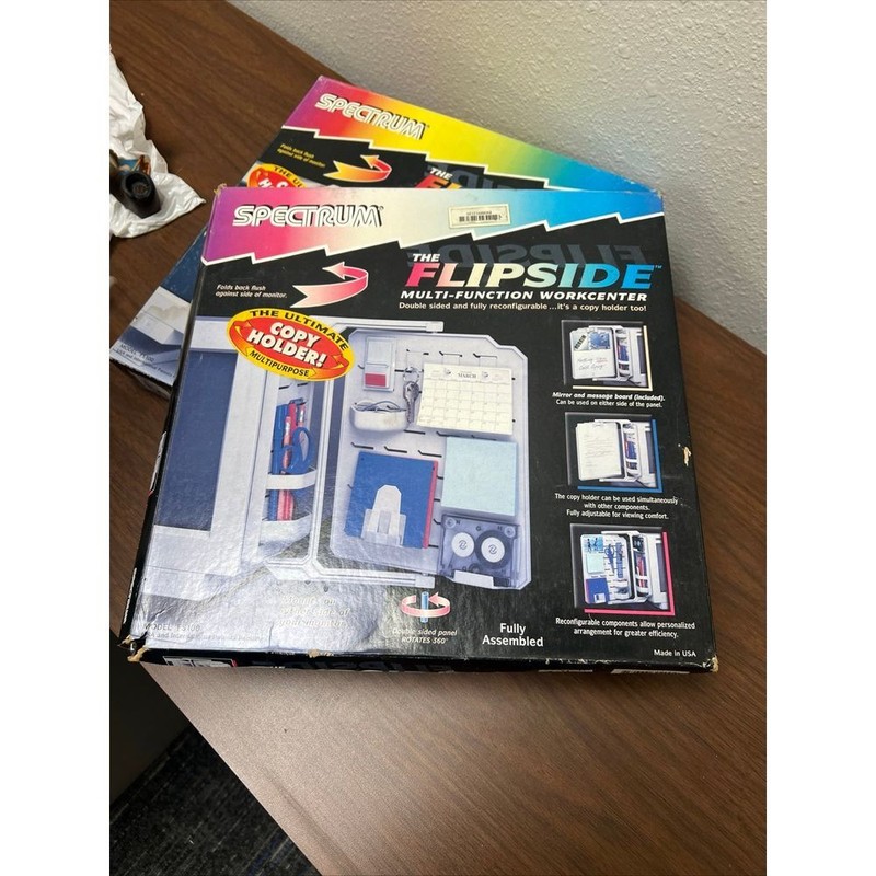 SPECTRUM The Flipside Multi-function Work center Organizer New In Box 1997 USA