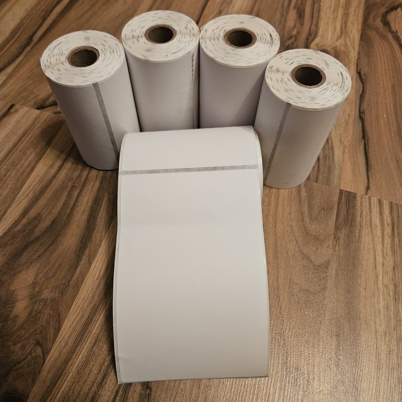 4x6 Direct Thermal Labels-1 In Core Zebra Eltron Compatible 5 Rolls/105 Each=505