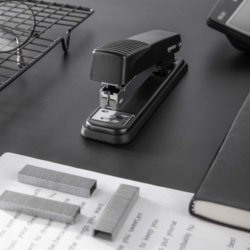 12 Staplers AmazonBasics 20 Sheet Full Strip Black Brand New Fast Delivery gallery