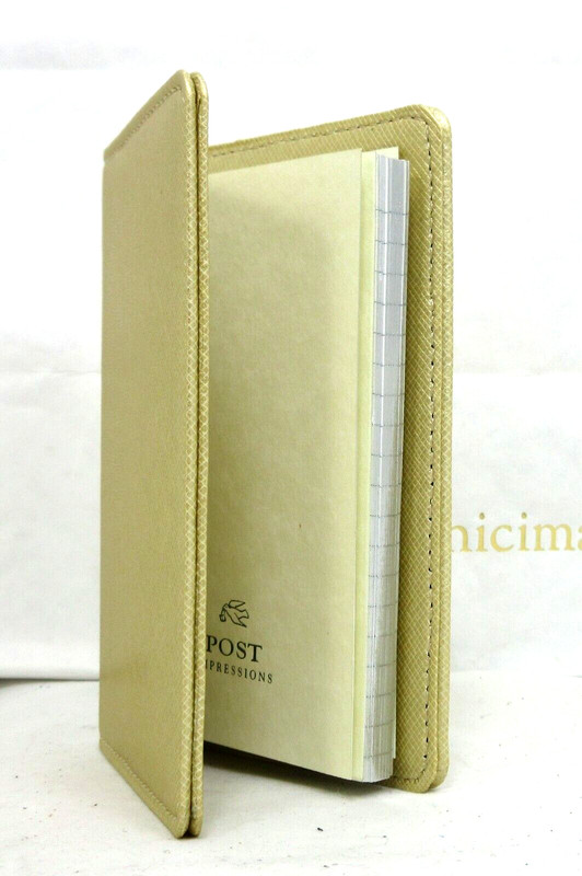 Post Impressions 5" Notebook Refillable Spiral Insert NEW Pocket Size Gold