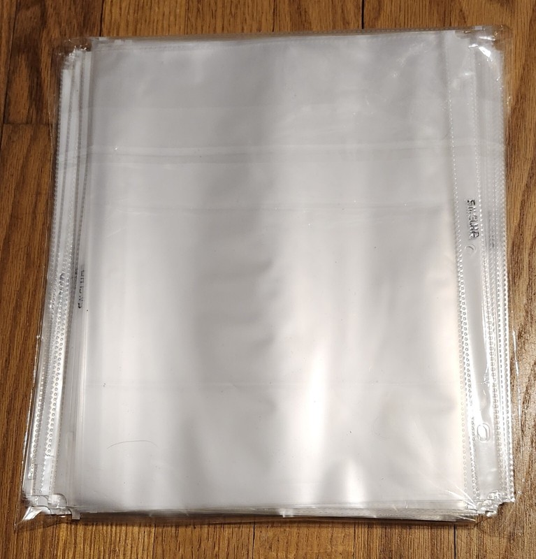 FREE SHIPPING Generic economy bulk top loading 160 Sheet Protectors 8.5″ x 11″
