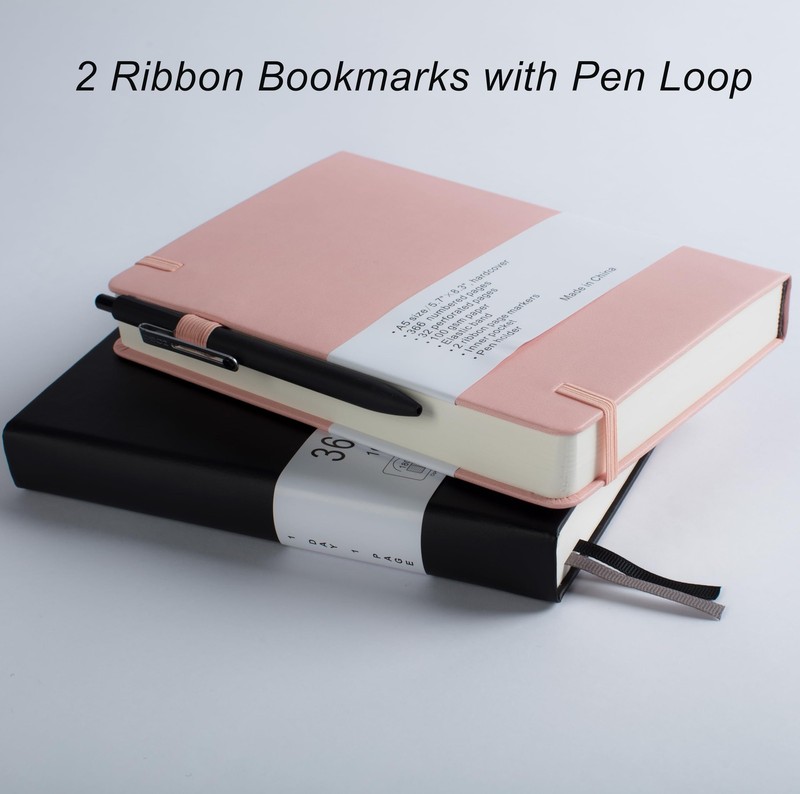 Thick Bullet Notebook with 366 Numbered Pages, A5 Dotted Journal for Writing ... gallery