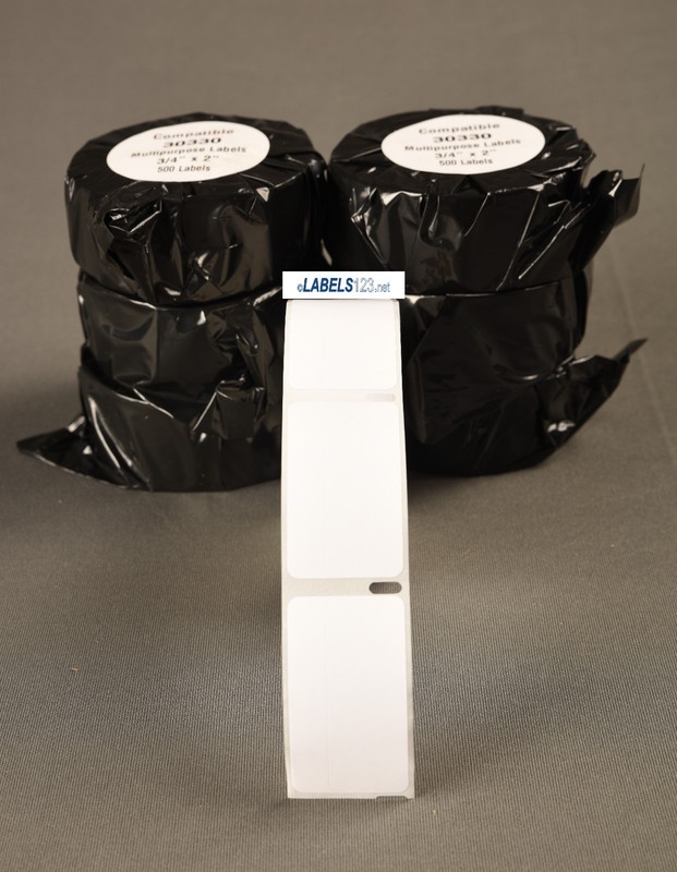 Address DYMO® Compatible 30330 Permanent Adhesive 6 Rolls w/ 500 Labels per Roll gallery