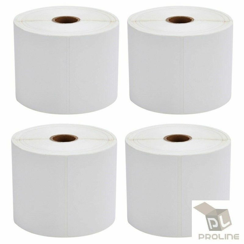 4 Rolls Direct Thermal Shipping Labels 500/roll 4x6 For Zebra ZP450 Eltron 2844