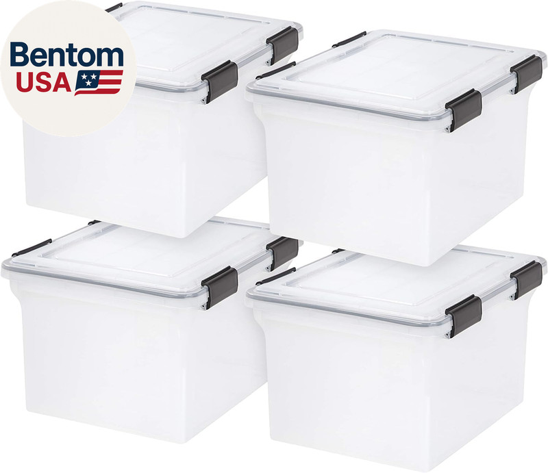 File Box Weatherpro File Organizer Plastic File Box for Letter/Legal File, Water