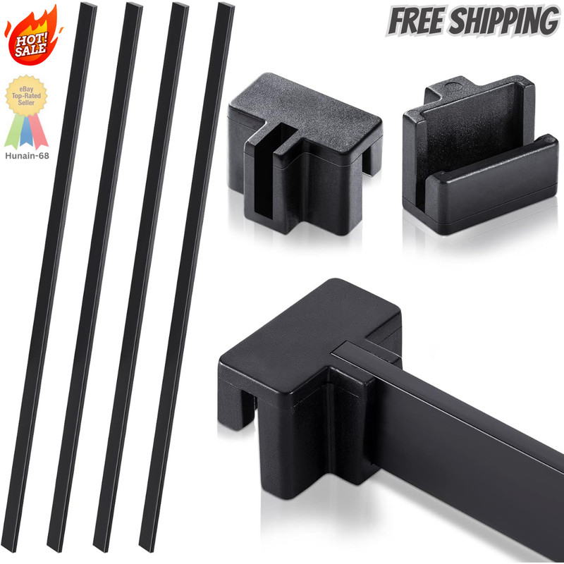 8 Pieces Hanging File Rail Clip File Divider Rail Clips 4 Pieces File Cabinet…