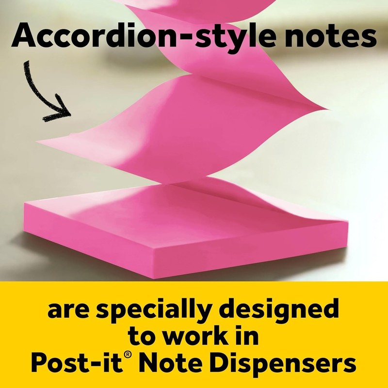 Refillable Cat Sticky Note Dispenser with 45 Super Sticky Pink Sheets gallery