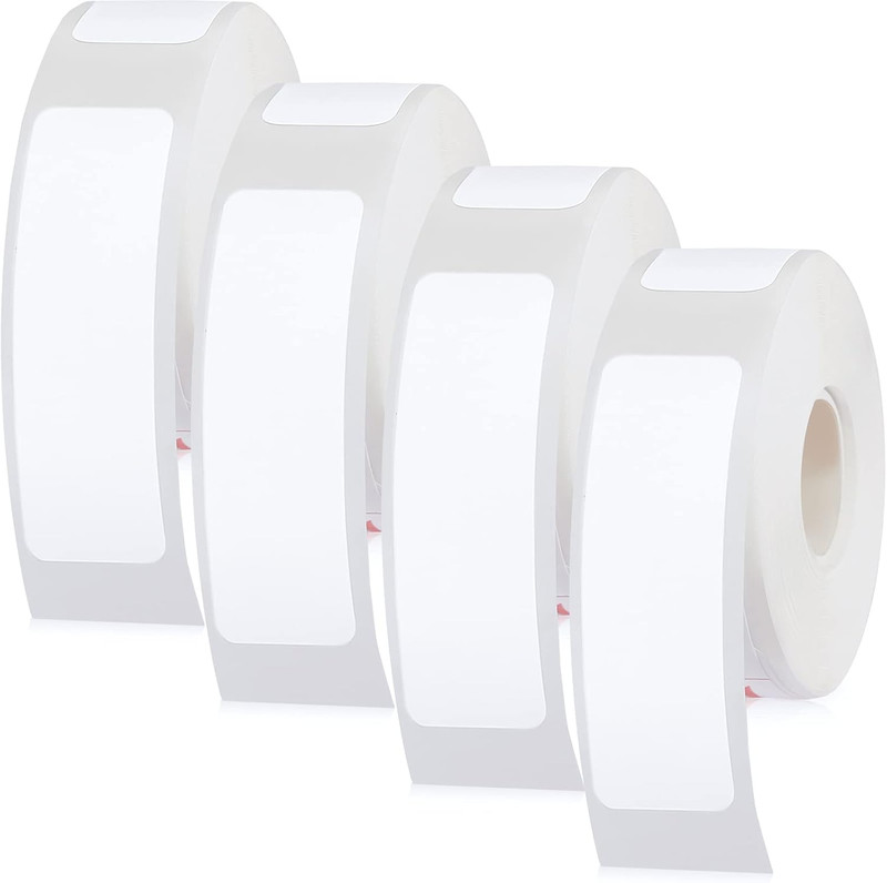 640 Pieces Label Printer Tape 12 X 40 Mm Laminated Labeling Stickers Compatible