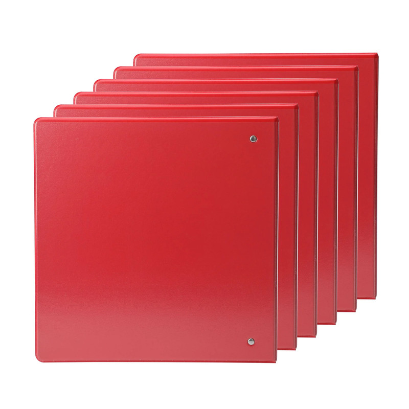 3-Ring Durable View Binder 2" Slant D-Ring Papers Storage Holder Office 6 Pack gallery