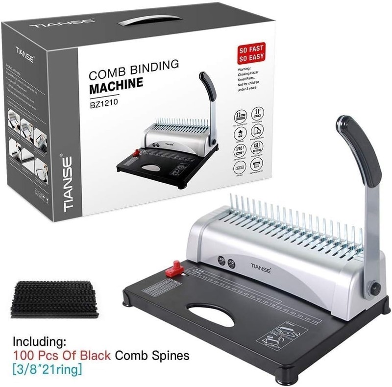 450 Sheets Binding Machine with 100 PCS Comb Spines gallery