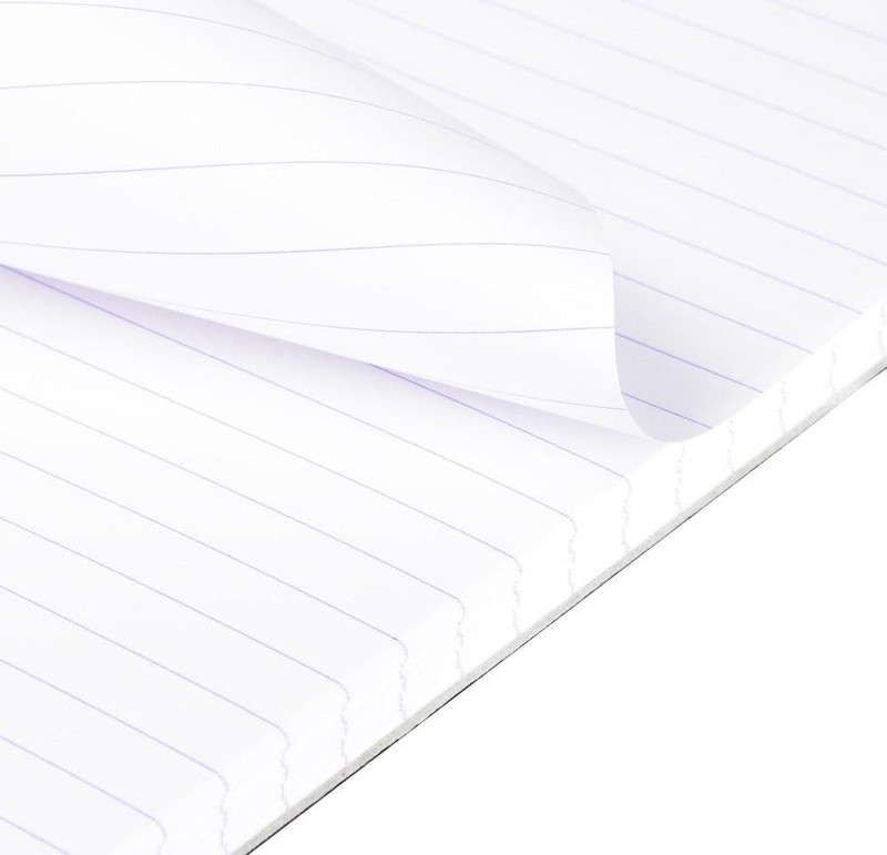 Wirebound Notepad - Lined 80 sheets - 6 x 8 1/4 - Black cover – Pack of 1 gallery