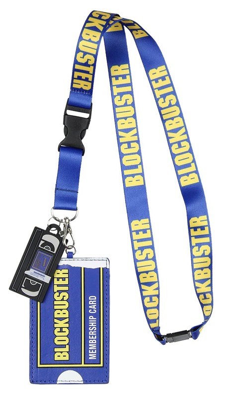 Blockbuster Video Membership Card ID Badge Holder One Size,