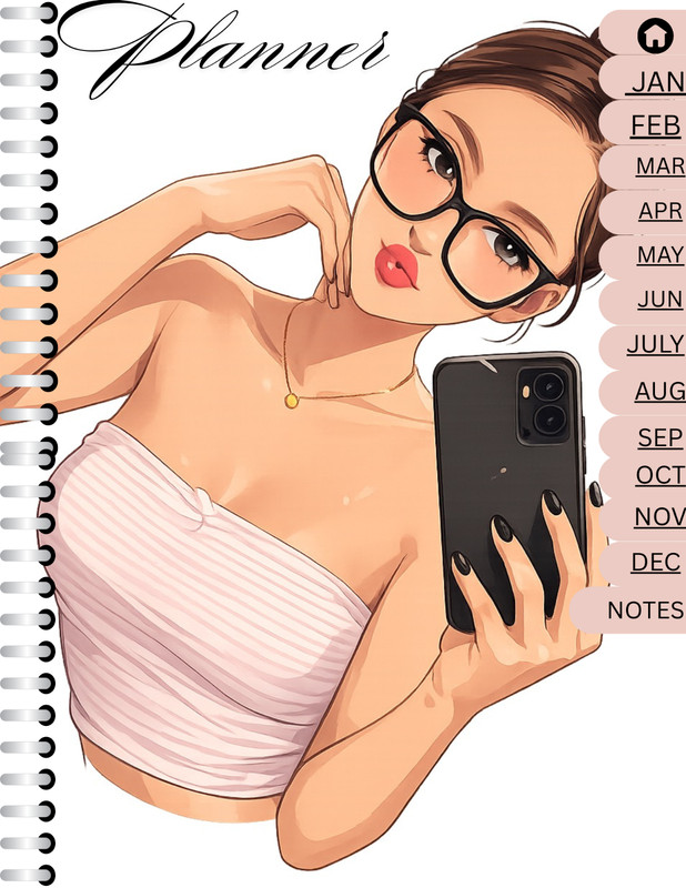 EG Monthly Planner – Good Vibes Only – Digital Printable Color Calendar