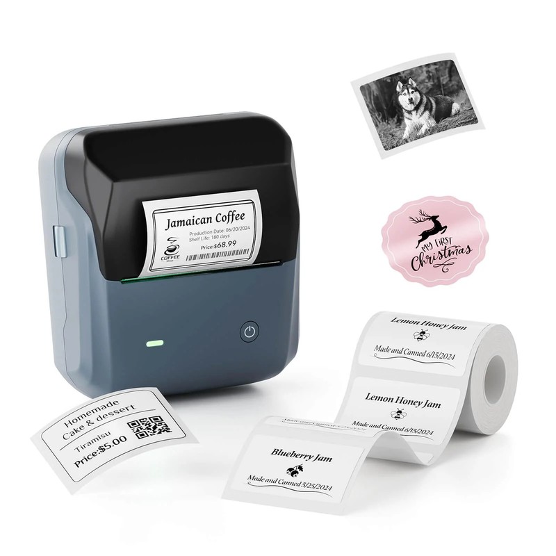 NIIMBOT B31 Label Maker Machine with Tape Portable Bluetooth Thermal Printer