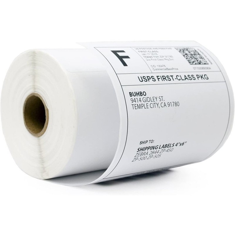 4 Rolls 4x6" Direct Thermal Shipping Labels - 250 Per Roll - 1000 Address Labels gallery
