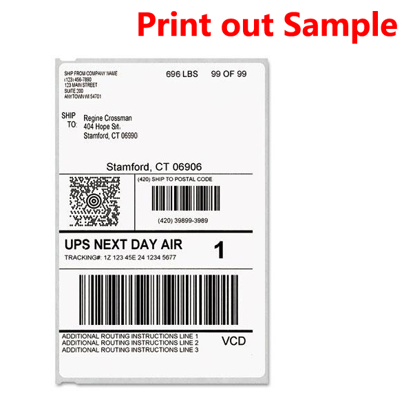 220/Roll 4x6 Thermal Postage Labels Compatible with Dymo 4XL 1744907 2-100 gallery