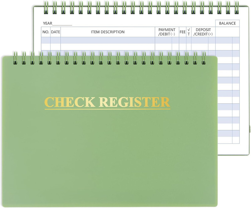 Checkbook Register, Check Registers for Personal Checkbook, Financial Ledger, Ch