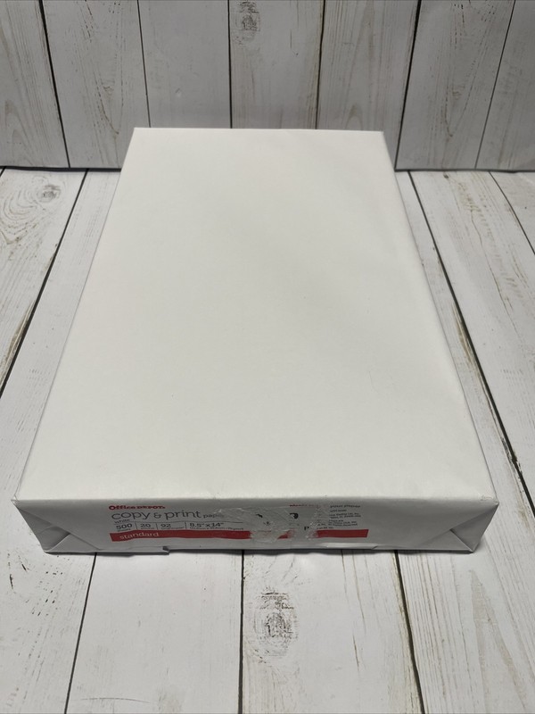 Office Depot Multi-Use Printer & Copy Paper 1 Ream White Legal 8.5×14 inch 20 LB