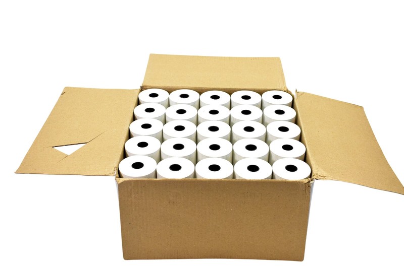 Thermal Paper Rolls Black Image 3 1/8 In X 230 Ft 50 Rolls/Case TP-3230 Receipt