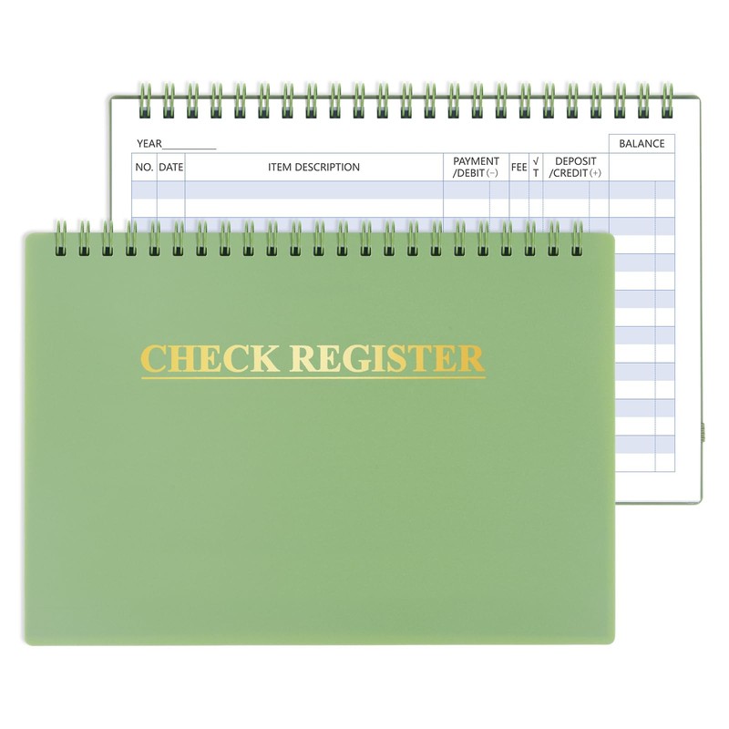 Checkbook Register, Check Registers for Personal Checkbook, Financial Ledger,…