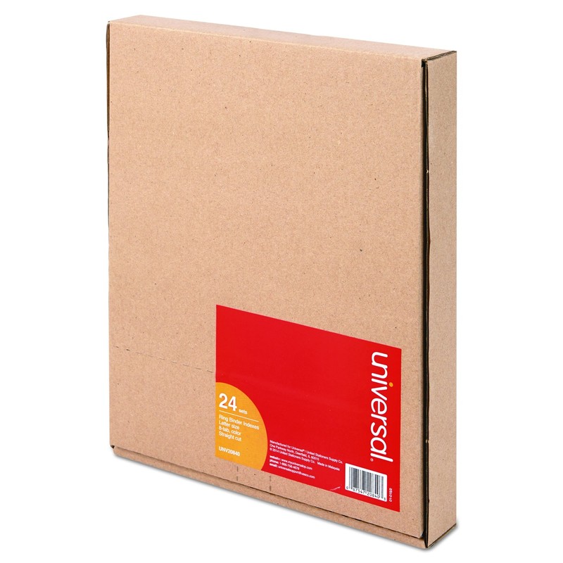 20840 Economical Insertable Index, Multicolor Tabs, 8-Tab, Letter, Buff, of 2... gallery