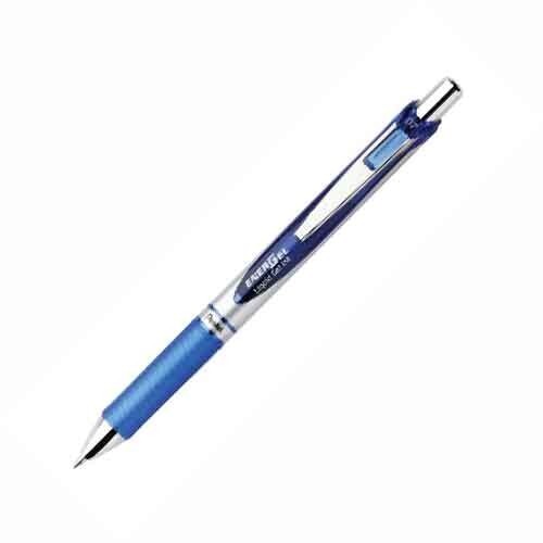 Pentel EnerGel RTX Retactable Refillable Pen 0.7mm Metal Tip Blue Office School