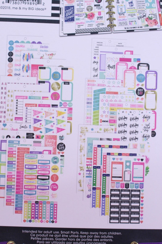 NEW The Happy Planner Sticker Sheet Book Create 365 Calendar STUDENT 1302 Pieces gallery