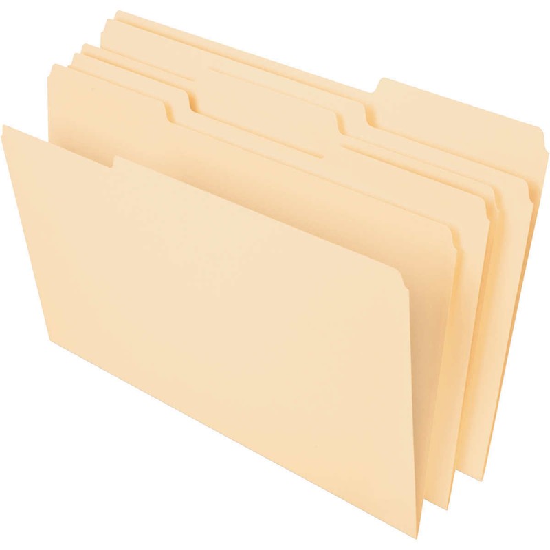 Pendaflex File Folder – Legal Size Manila 1/3-Cut Tab – PICK YOUR # OF FOLDERS