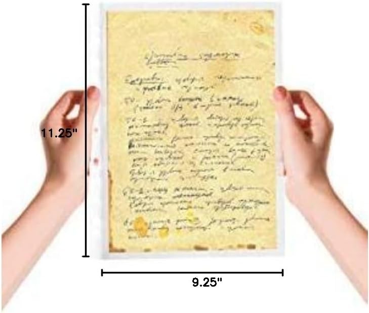 Environmentally Friendly Clear Sheet Protectors - 8.5 x 11 Inches, 200 Qty gallery