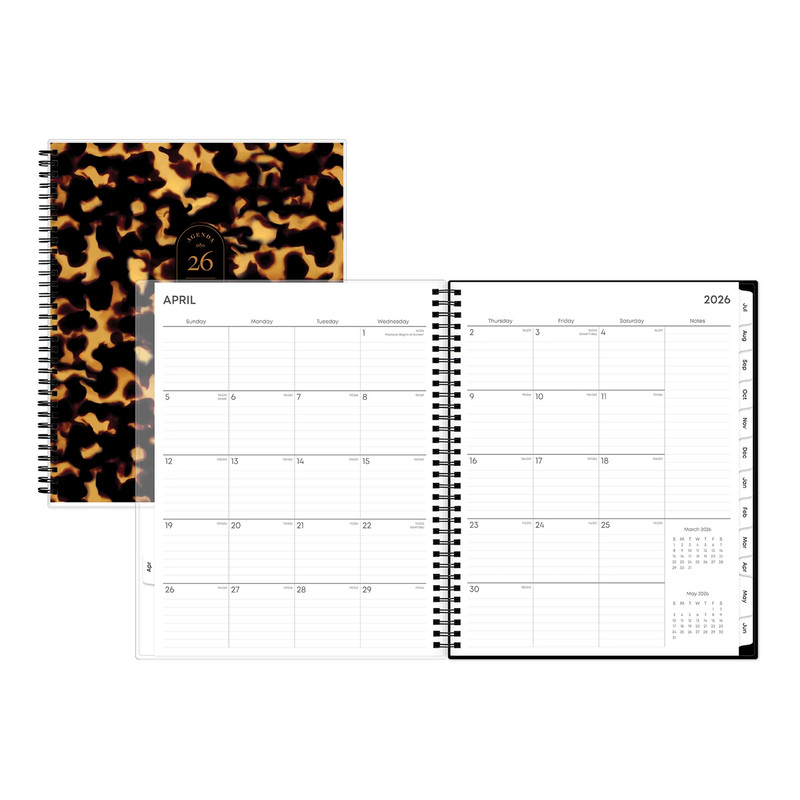 Monthly Weekly Planner, 8.5" X 11", Animal Print 15-Month (April 2026 - June 202 gallery