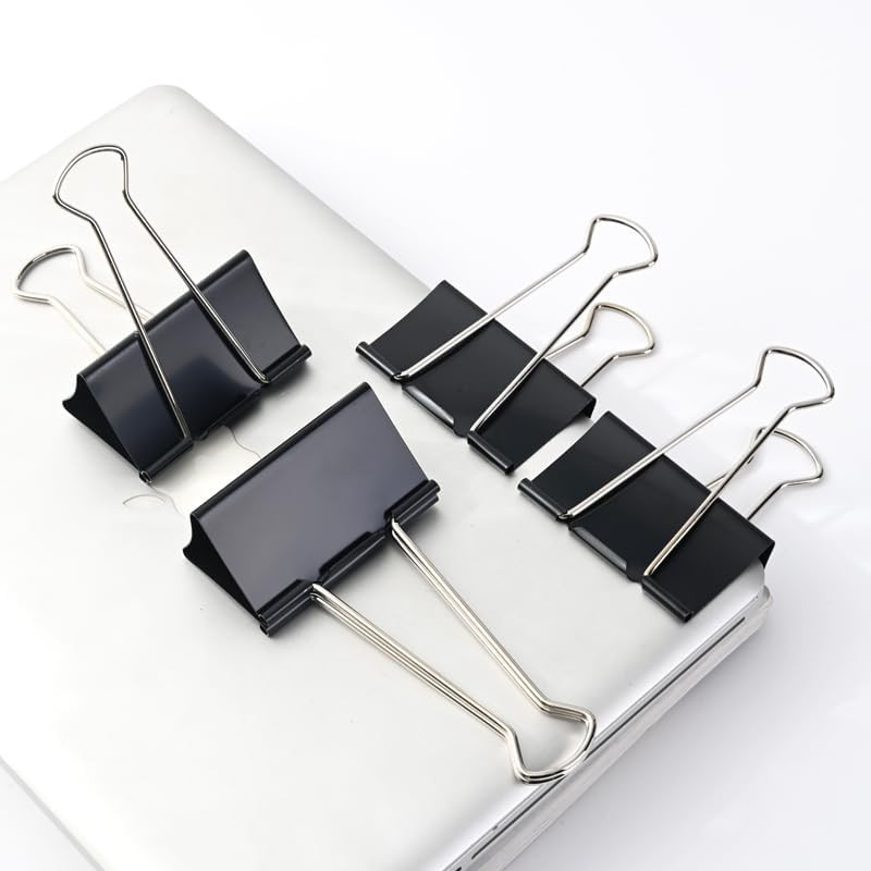 Extra Large Binder Clips 3 Inch Super Big Binder Clips 6 Pack Big Metal Paper gallery