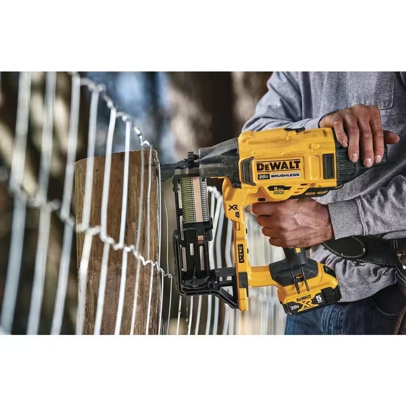 DEWALT 2-Boxes Galvanized Barbed Paper Tape Fencing Staples 1.75 in. x 9-Gauge gallery