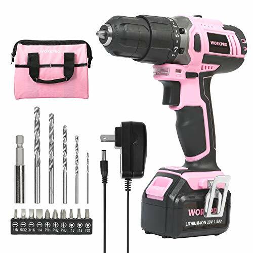 Two-Speed Gear Control 20V LED Lighted Cordless Drill Driver Set