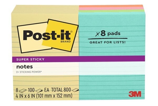 Post-it® Super Sticky Notes 660-8SSCLUB