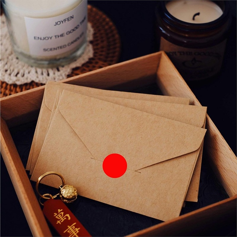 1" Red Round Color Coding Circle Labels, 1000 per Roll in Dispenser Box, 1 in... gallery