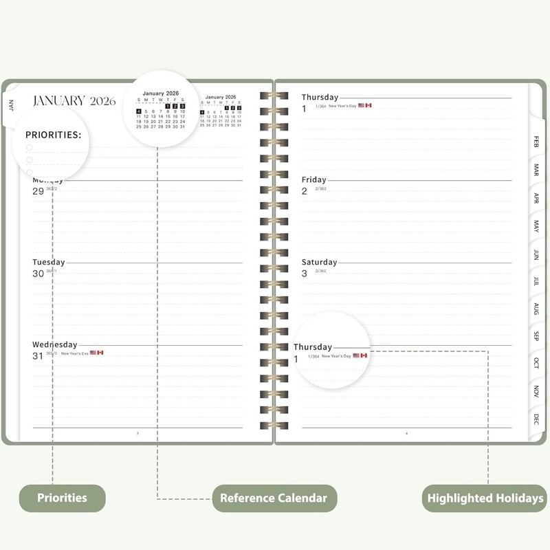 2026 Academic Planner: Weekly & Monthly Layouts, A5 Size for Effortless Organ... gallery