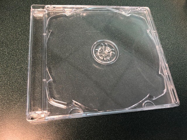 1 NEW SUPER CD JEWEL BOX, SJB STANDARD, NO LOGO ,SMALL HINGE, SJB-AM2011