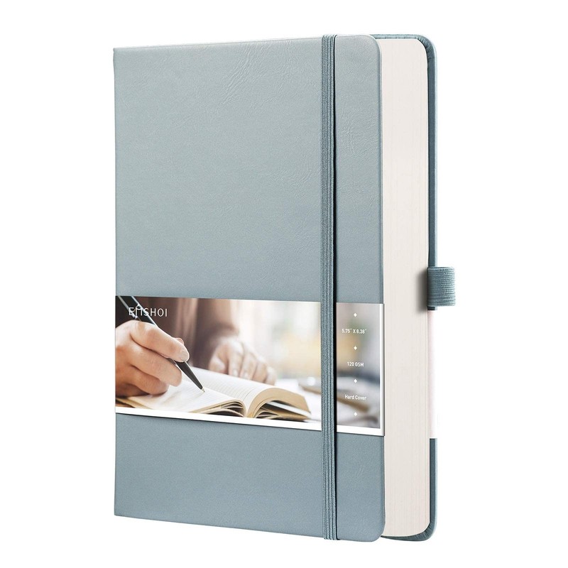 EMSHOI Dotted Notebook – 256 Pages A5 Dotted Grid Journal Notebook120gsm Thic…
