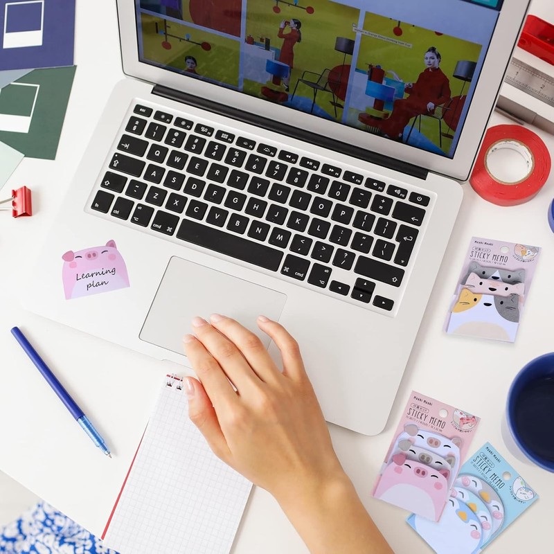 Adorable Animal-Shaped Sticky Notes - Perfect for Gifts & Daily Reminders gallery