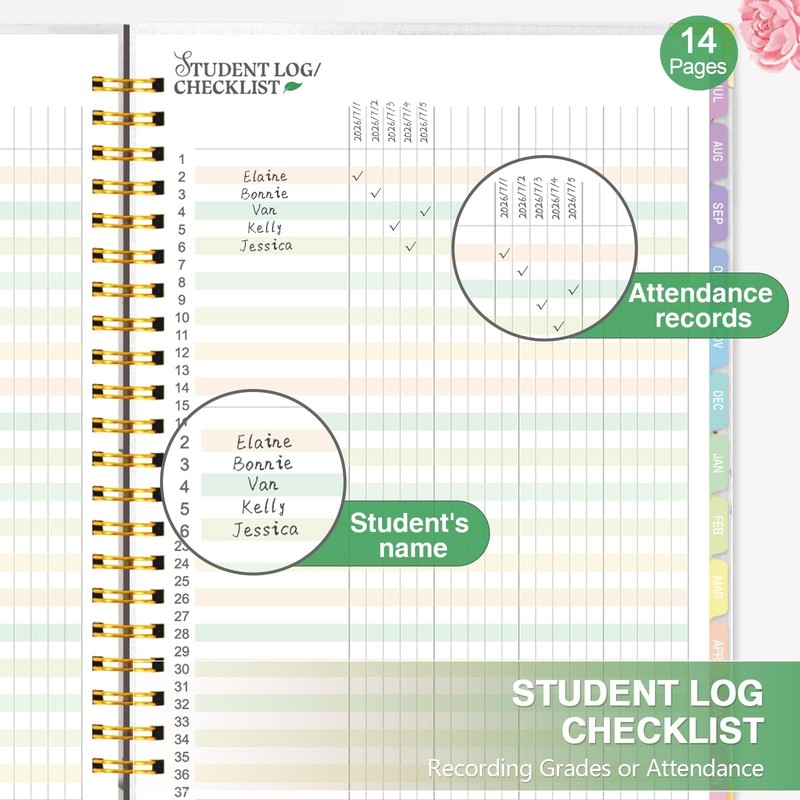 2026-2027 Teacher Planner - Lesson Plan Book for Teachers 26-27, 8.5"x11" Big... gallery