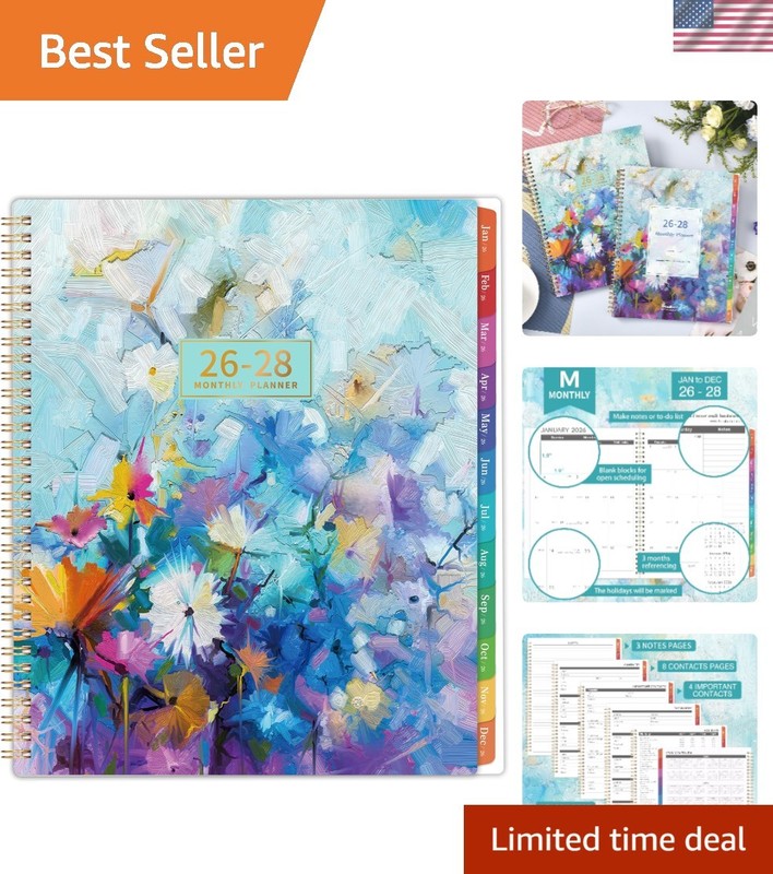 Comprehensive 2026-2028 Planner: Thick Paper, Inspirational Quotes & More
