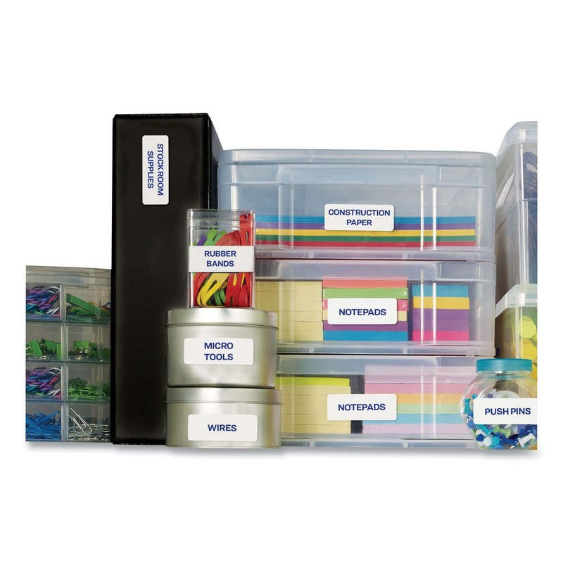 Avery® Easy Peel Return Address Labels, Inkjet, 1/2 x 1 3/4, White, 2000/Pack gallery