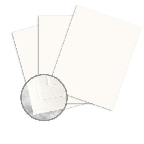 Strathmore Writing Soft White Paper – 8 1/2 x 11 in 24 lb Writing Wove 25% Cotto
